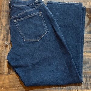 Madewell Women's Dark Blue Straight Leg Jeans